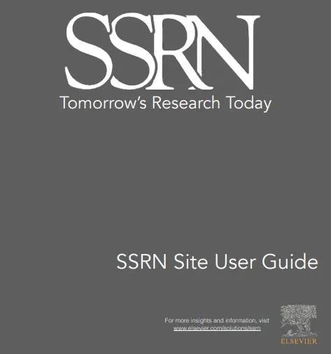SSRN for Authors and Researchers .